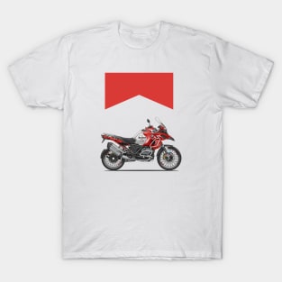 ADV bike white and red T-Shirt